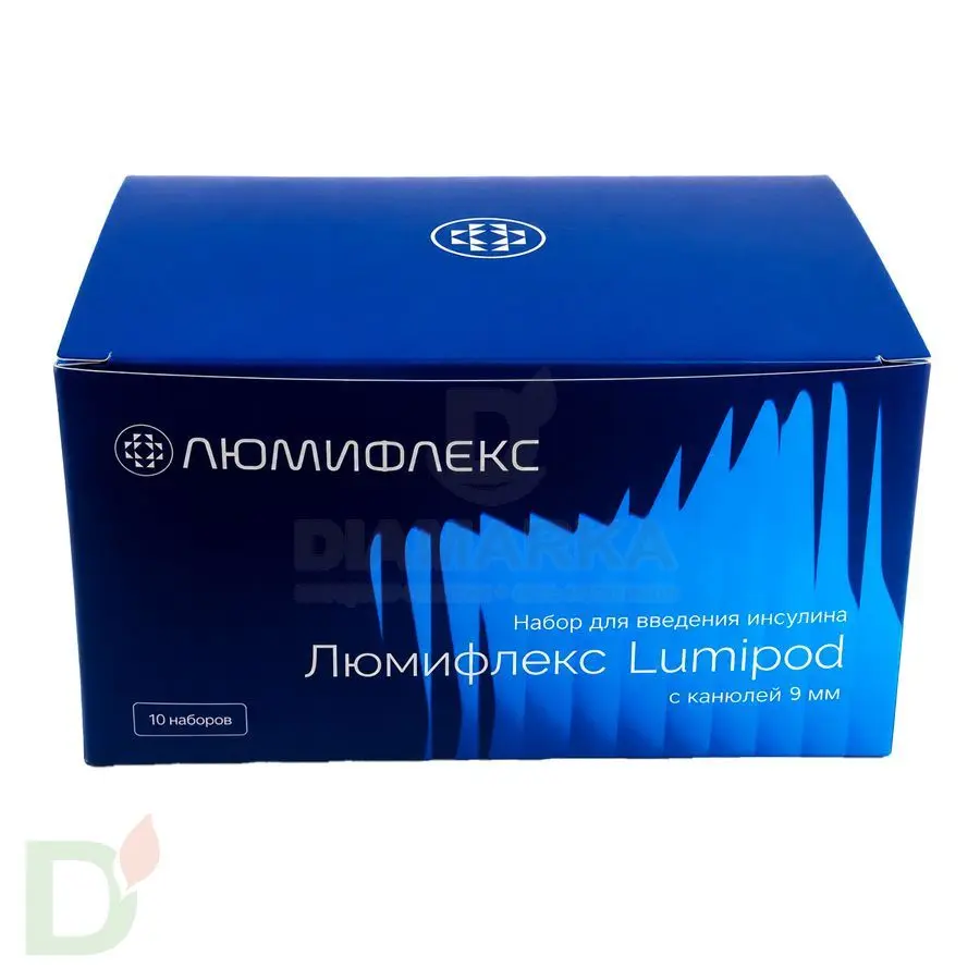 Набор для введения инсулина Люмифлекс Lumipod с канюлей 9мм №1