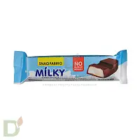 Батончик Milky Snaq Fabriq без сахара со сливочной начинкой 34гр