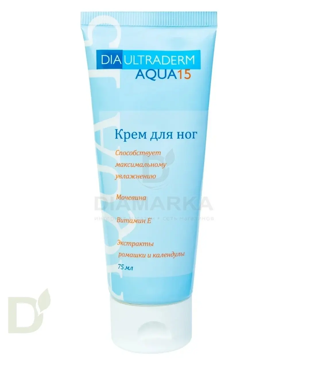 Крем для обработки очень сухой кожи стоп Диаультрадерм® АКВА 15, 75 ml