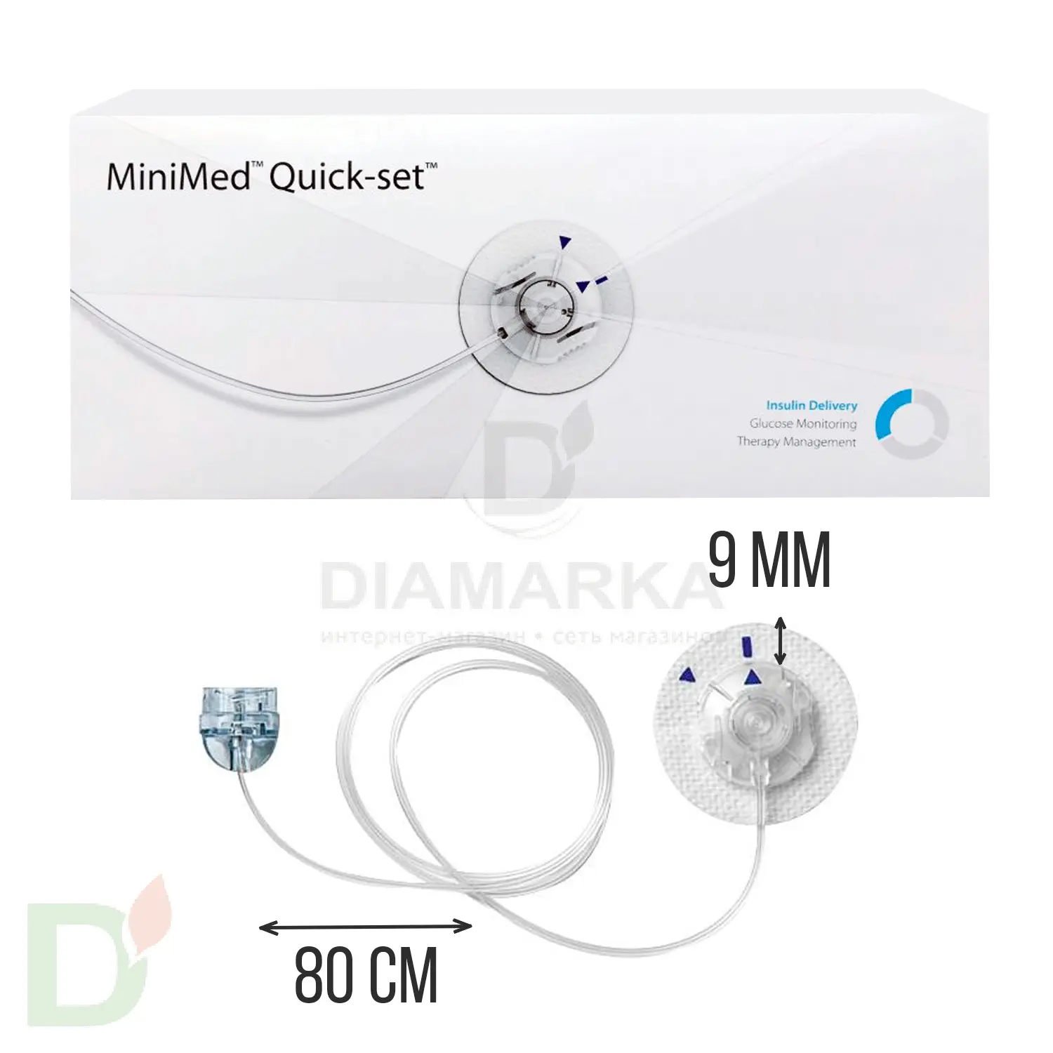 Катетер Quick-Set / Квик-Сет, 9/80 (MMT- 386А), 1 шт.