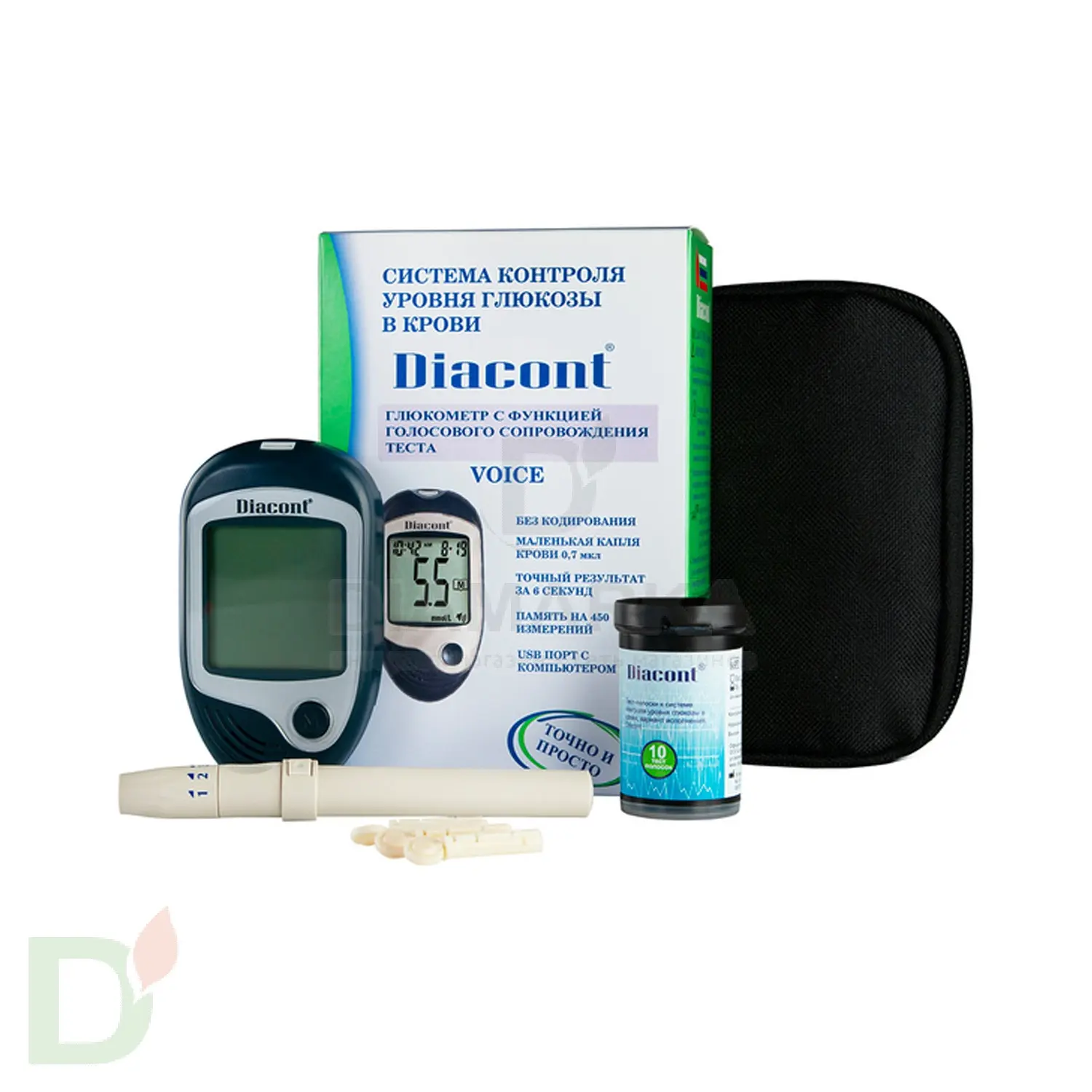 Глюкометр говорящий Diacont Voice в России