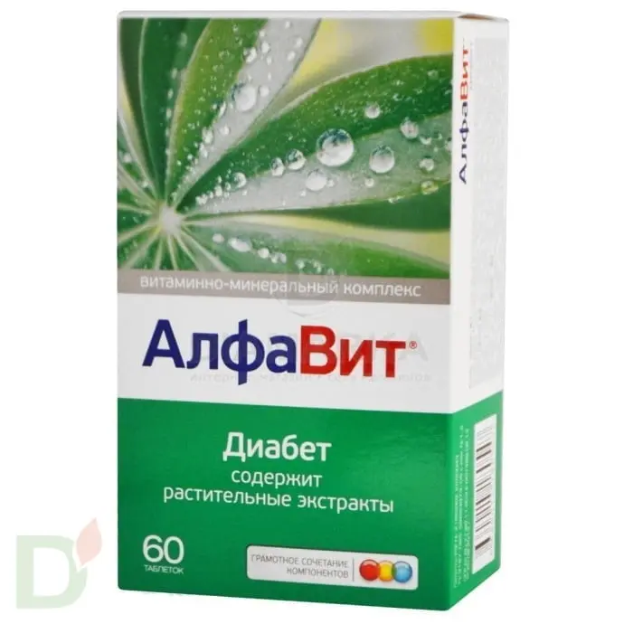 Витамины АлфаВит Диабет, 60 табл. в России
