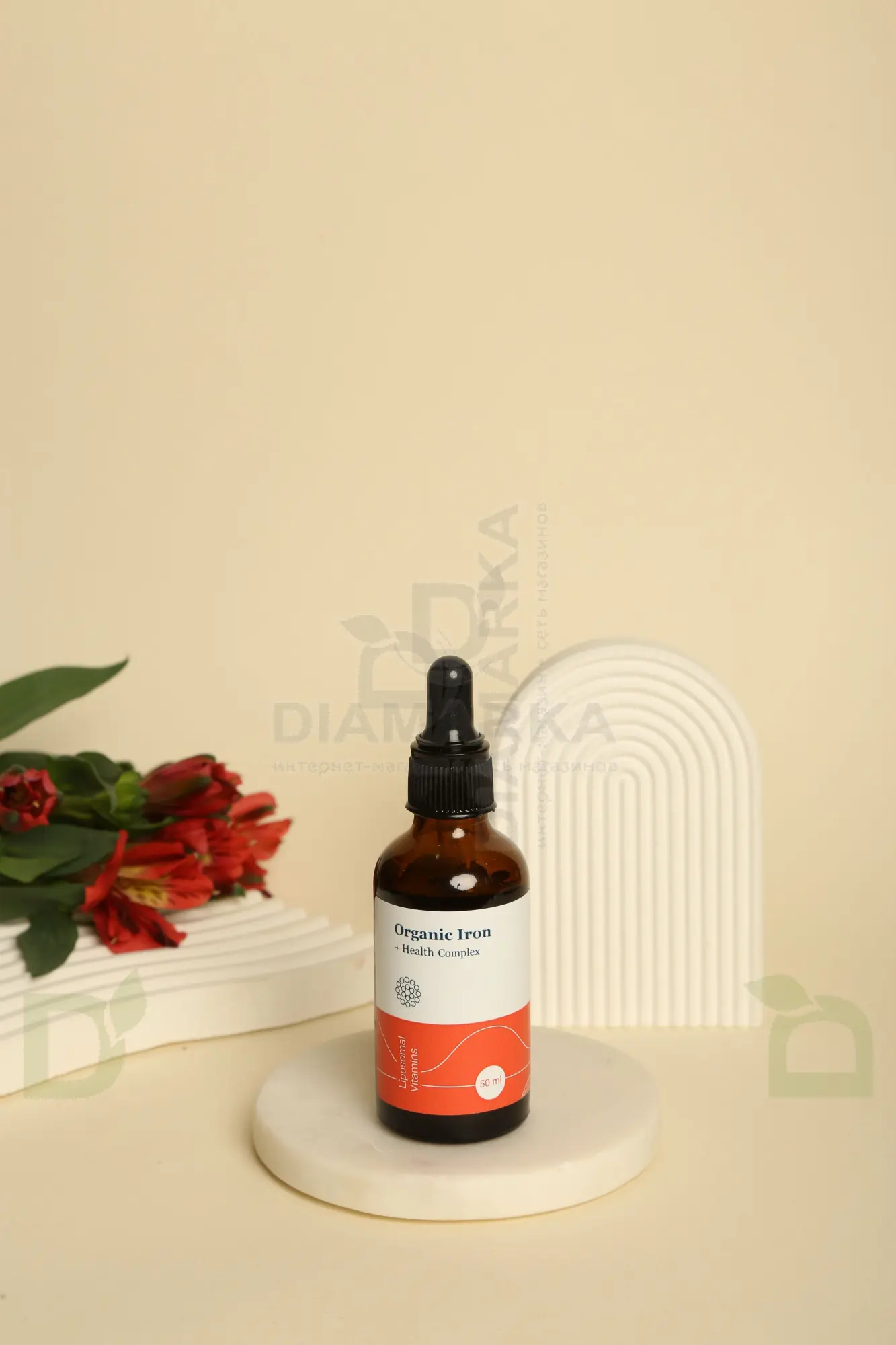 Витамины Liposomal Vitamins ORGANIC IRON 50мл флакон в России