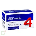 Иглы Акти-Файн (Acti-Fine) 32G, длина 4 мм, 100 штук, для шприц ручек