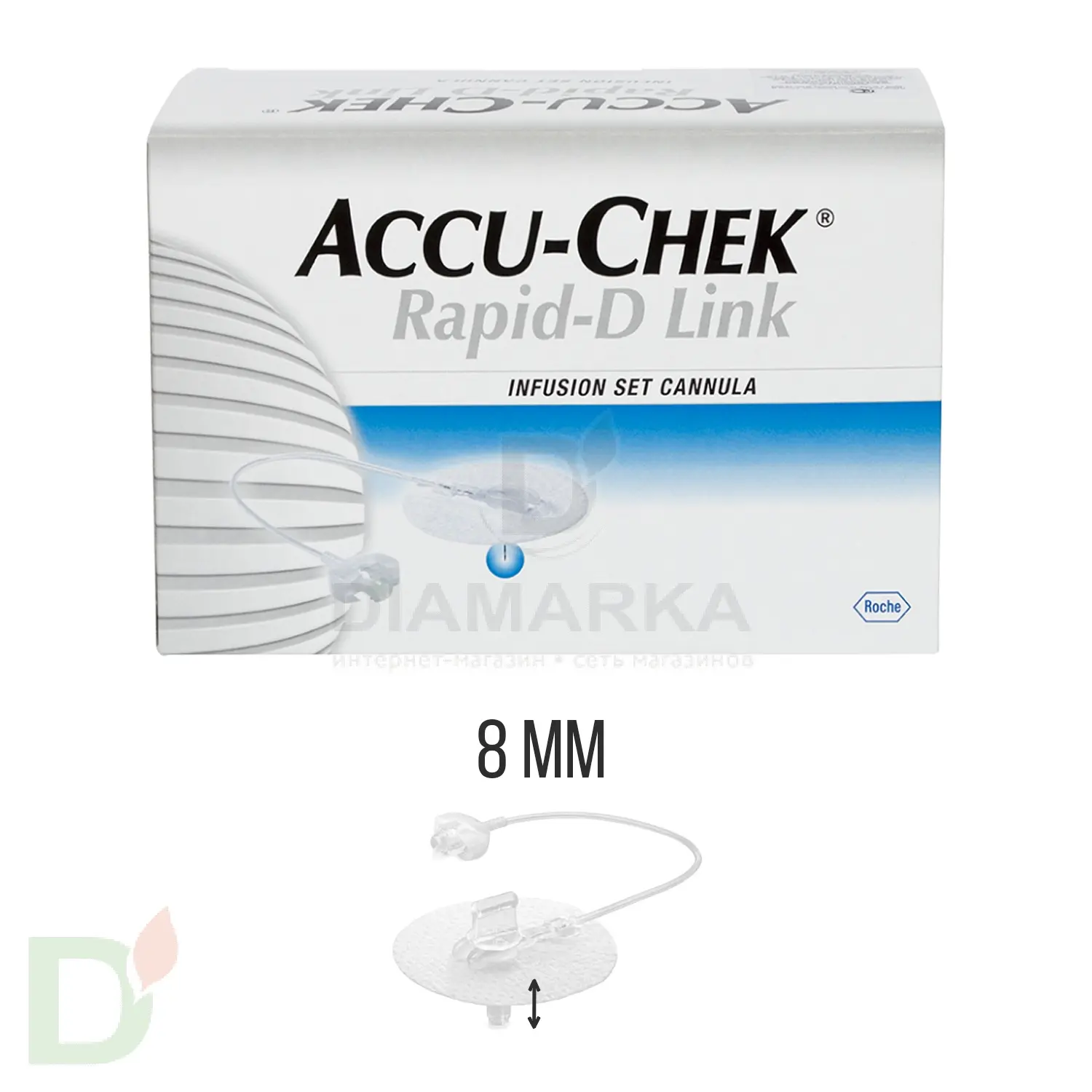 Акку-Чек Репид-Д Линк, игла 8 мм, 1 шт. в России
