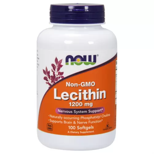 Витамины NOW Лецитин Защита печени, 1200 мг, 100 шт
