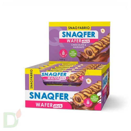 Вафли Snaq Fabriq WAFER неглазированные шоколад-фундук, 120гр