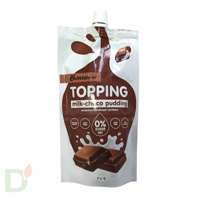 Топпинг Bombbar молочно-шоколадный пудинг 240гр.