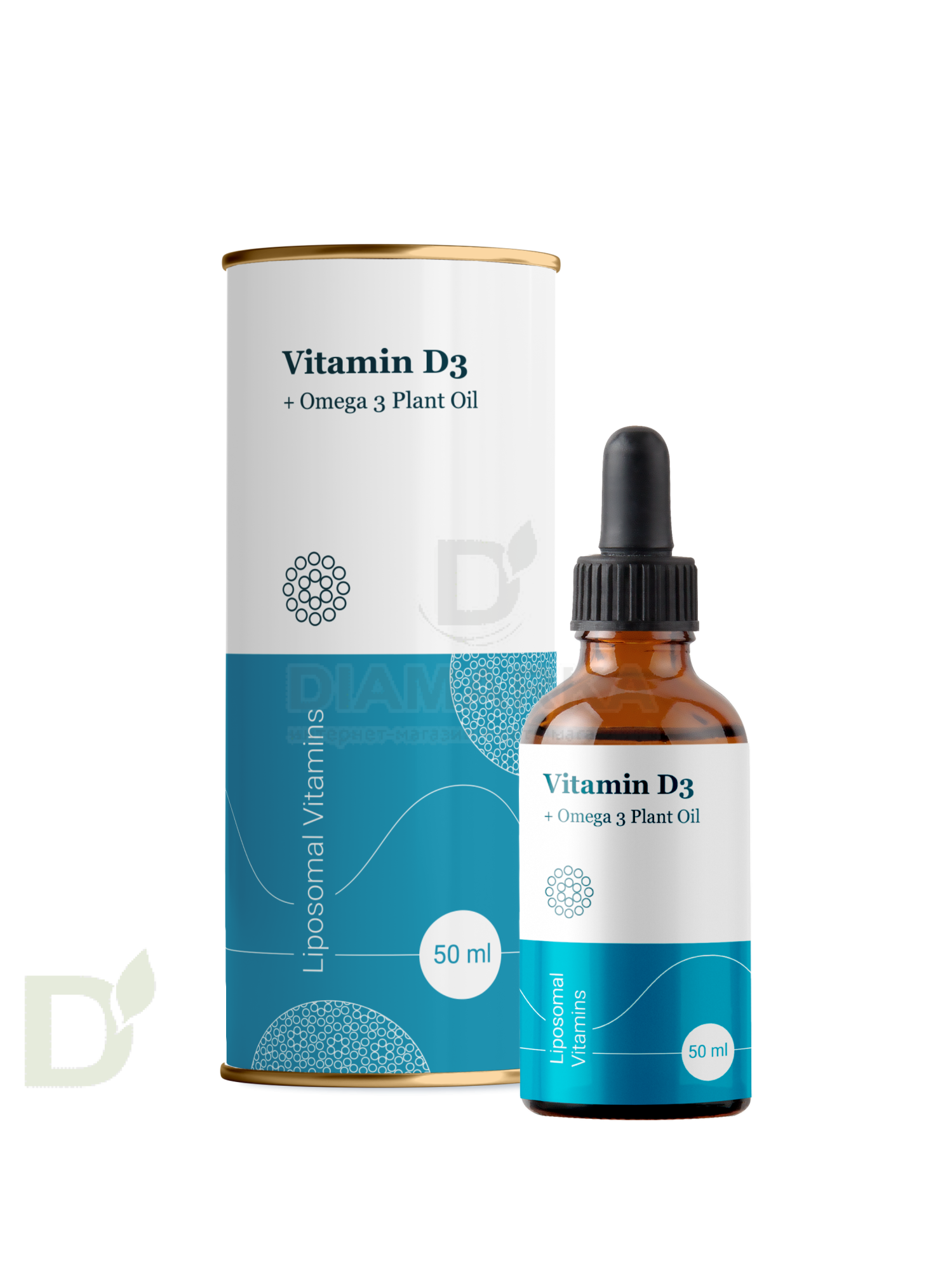 Витамины Liposomal Vitamins D3 + OMEGA 3, 50мл флакон