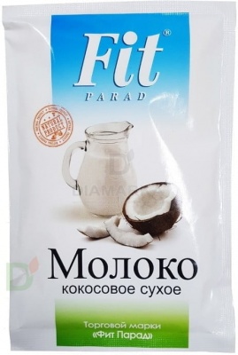 Молоко сухое кокосовое ФитПарад