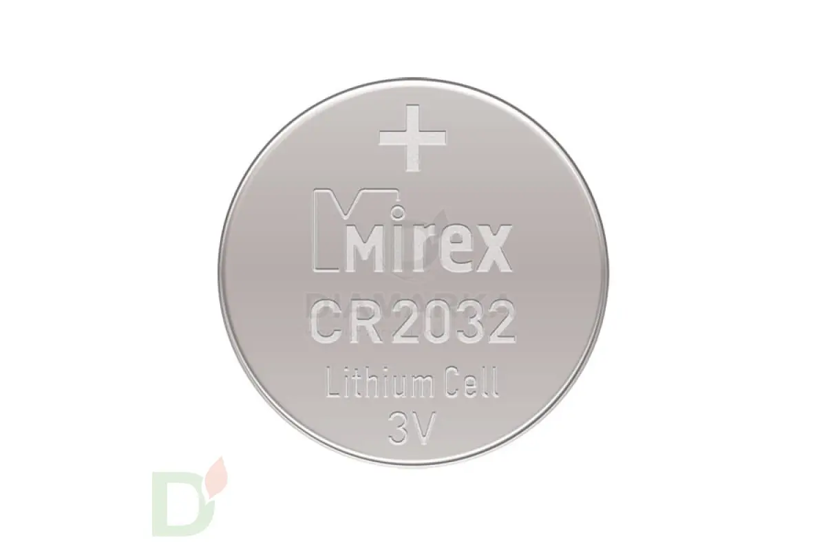 Элемент питания Mirex CR2032 блистер 2шт.