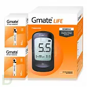 Глюкометр Gmate Life + 2 пачки тест-полосок Gmate Life №50