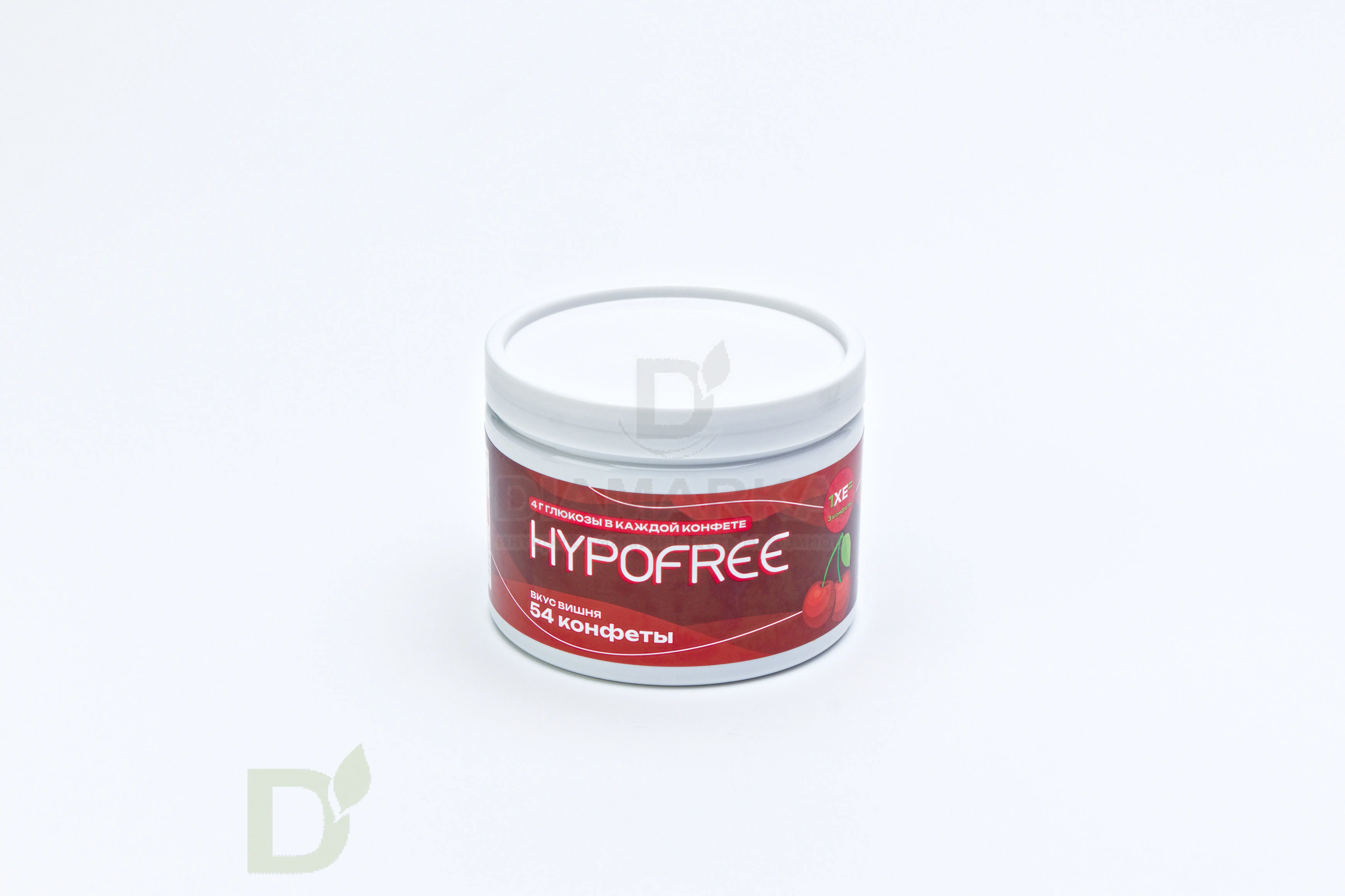 Конфеты таблетированные HYPOFREE 54 шт по 4 гр. Вишня