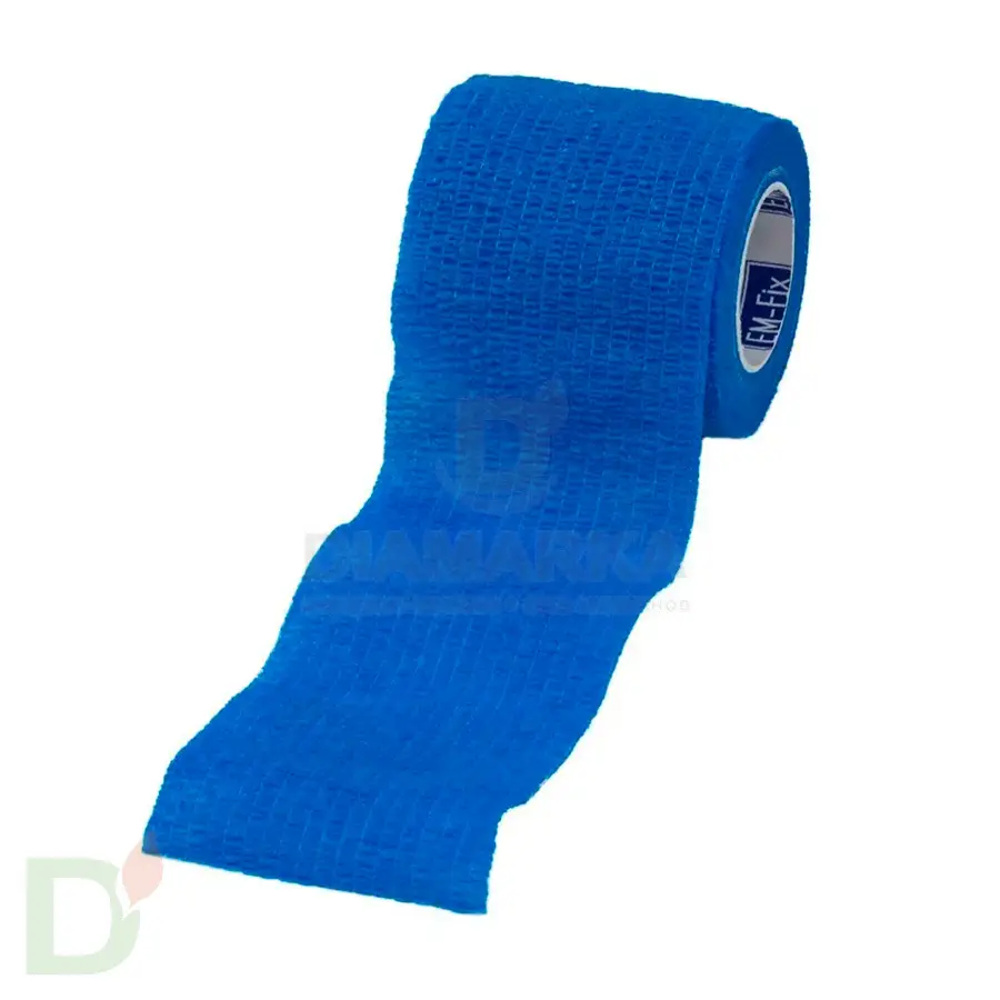 Бинт эластичный когезивный EM-fix krep Синий, 5 см х 4,5 м в России