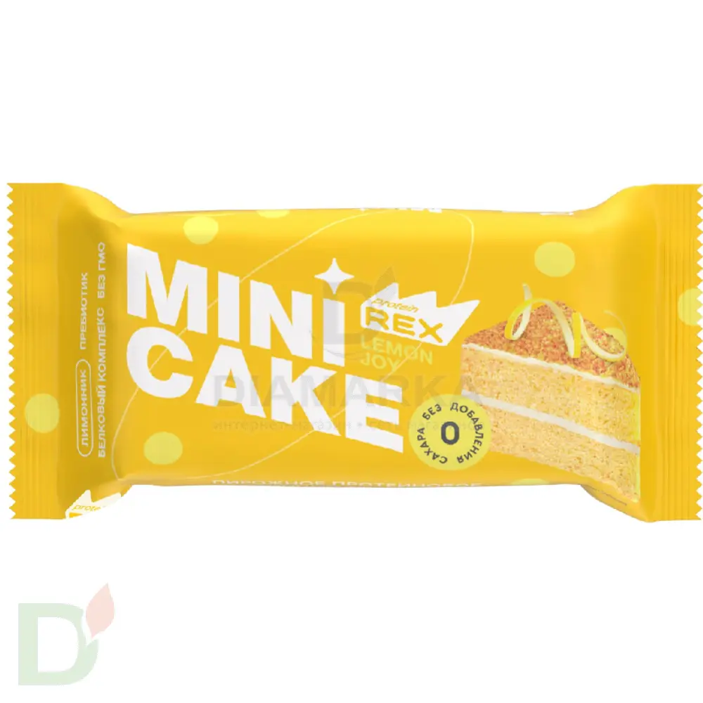 Мини-тортик ProteinRex протеиновый "Лимонный тортик" 40гр.