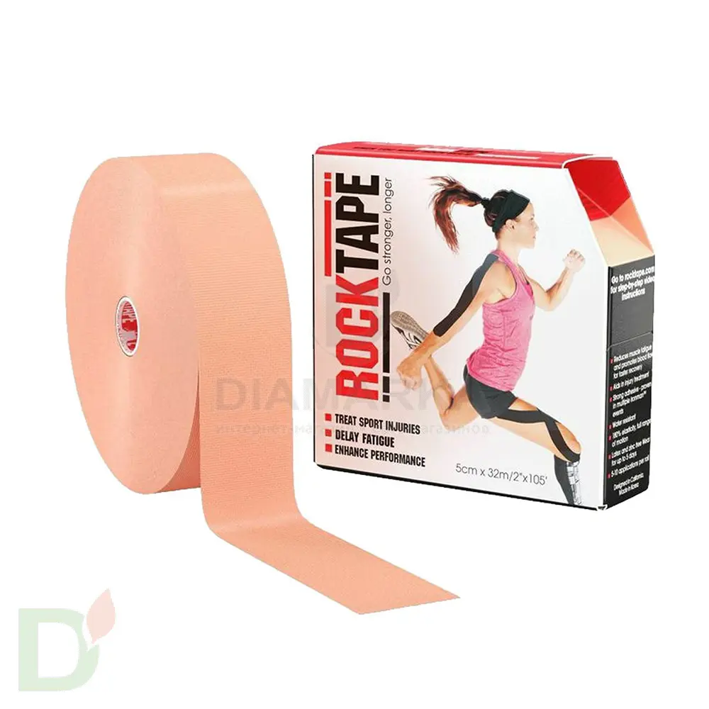 Тейп ROCKTAPE Bulk 5см.*32м. телесный