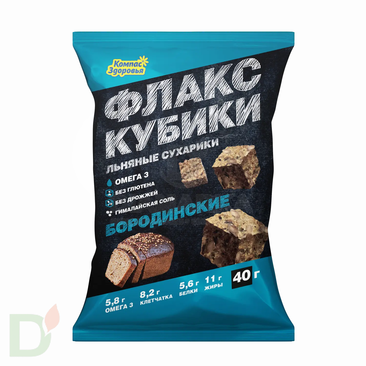 Флакс-кубики льняные с кориандром и тмином 40 гр. купить в России, цена на  сайте - ДиаМарка