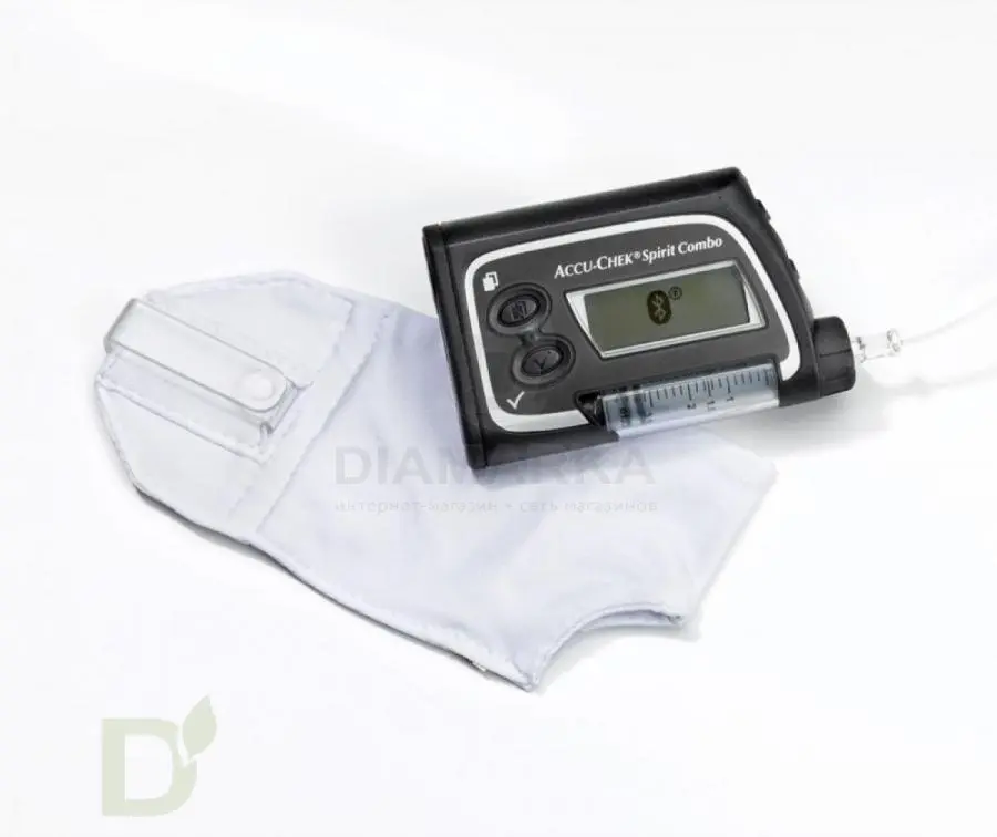 Чехол для ношения инсулиновой помпы Акку-Чек Спирит на бюстгальтере