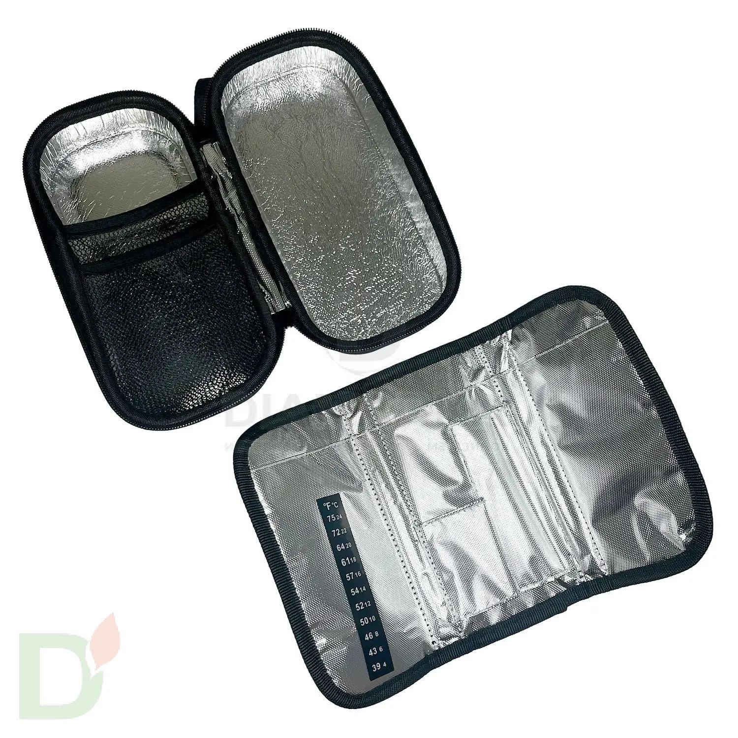 Термопенал для 4-х шприц-ручек и инсулина (без гелевого пакета) (Черный)